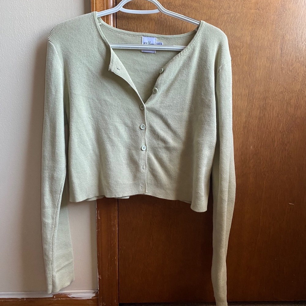 Light green cardigan/sweater